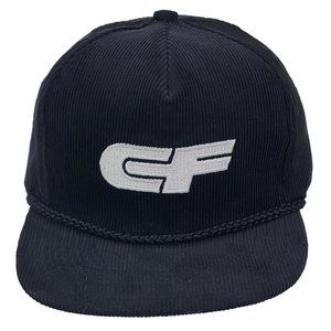 CF Consolidated Freightways Corduroy Snapback Trucker Rope Hat‎ Ball Cap Vintage